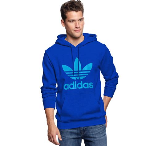 adidas originals hoodie zwart mannen|Adidas originals blue hoodie.